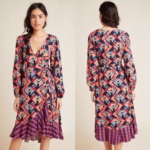 ANTHROPOLOGIE / Porridge “Amity Wrap Dress”
